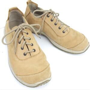 Dexter Mens Shoe Size 10.5 Beige Tan Brown Sueded Leather Lace Up Casual Shoe